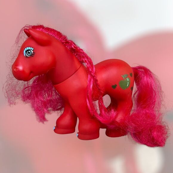 Vintage Magic Meadow Pony 1993 Red Apple Fakie M1 Cabbage Patch Kids CPK Heart - Picture 1 of 9